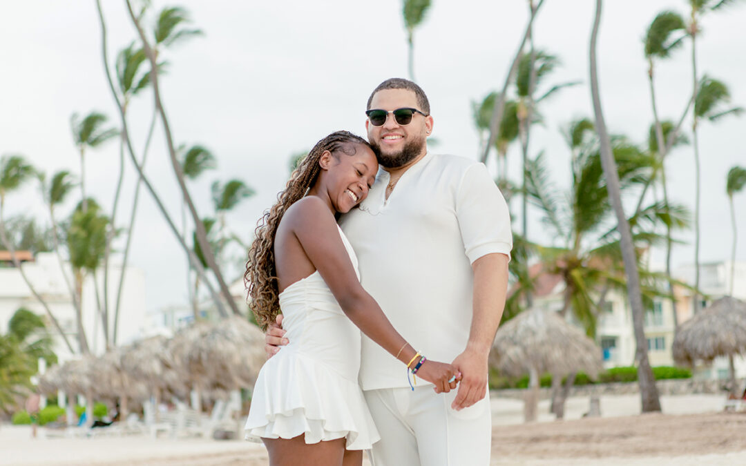 Reanna & Brian – Proposal Photo Session, Chateau del Mar Condos, Bavaro Beach, Dominican Republic